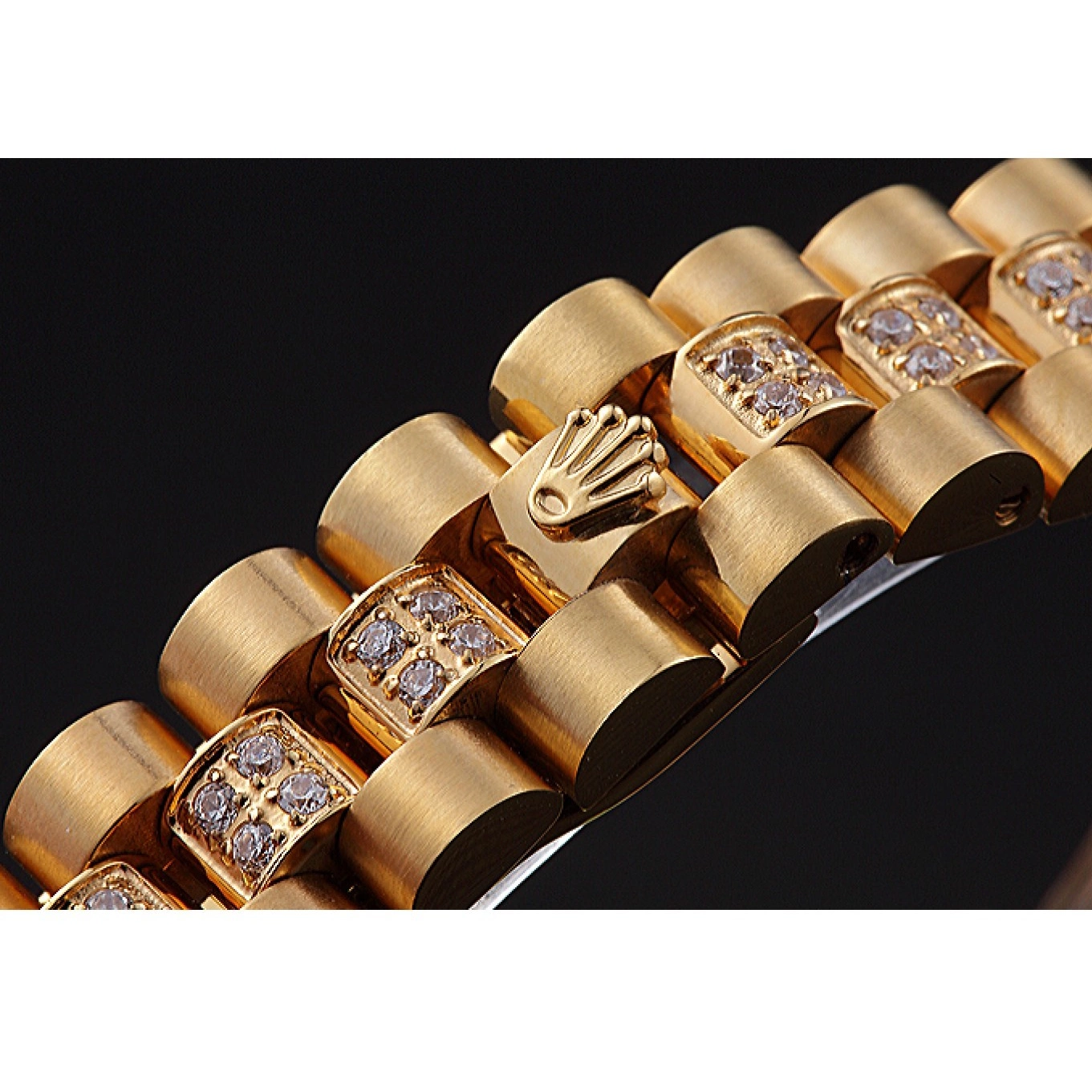 Aaa replica watch Swiss Dial DateJust 622023 Gold Diamond Rolex 0815